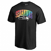 Men's Seattle Seahawks NFL Pro Line by Fanatics Branded Black Big & Tall Pride T-Shirt,baseball caps,new era cap wholesale,wholesale hats